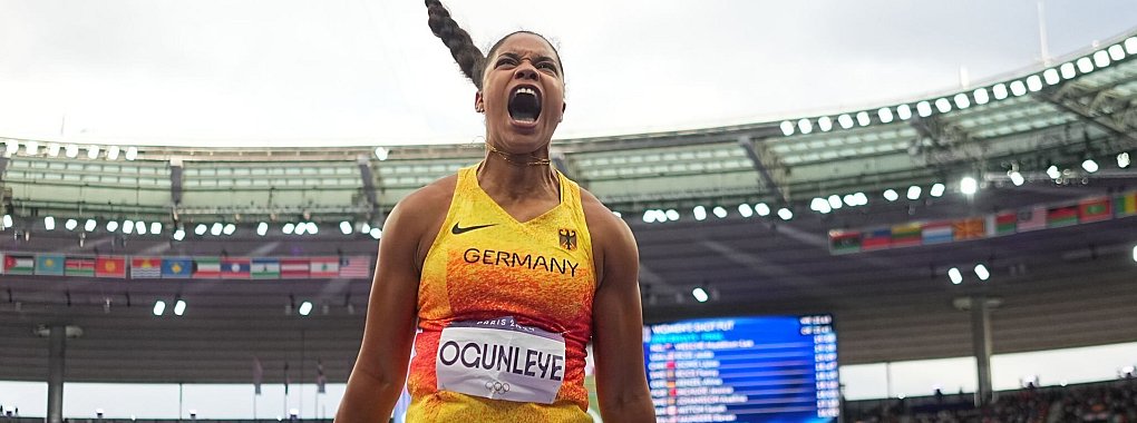 Ogunleye kritisiert die deutsche Sportförderung. - © Michael Kappeler/dpa