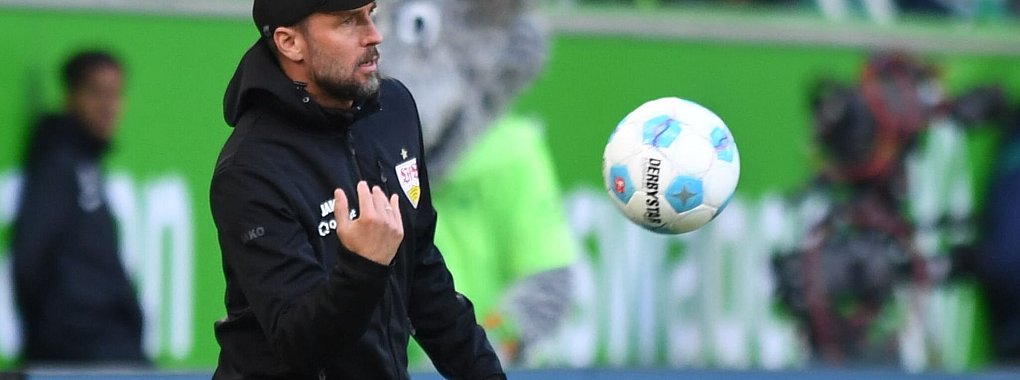 Sebastian Hoeneß vermied mit dem VfB Stuttgart gerade so eine Niederlage. - © Swen Pförtner/dpa