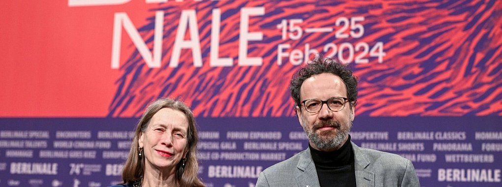Das Leitungs-Duo der Berlinale, Mariette Rissenbeek, Geschäftsführerin, und Carlo Chatrian, künstlerischer Direktor. - © Jens Kalaene/dpa