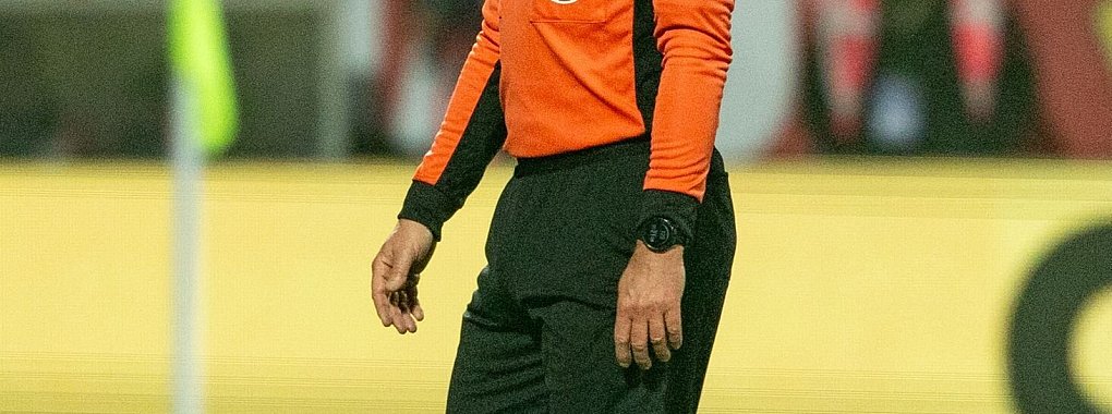 Verletzt ausgewechselt: Schiedsrichter Felix Brych beim Spiel in Kiel. - © Axel Heimken/dpa