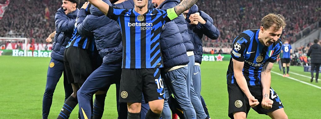 Wieder jubelt Inter in München. - © Peter Kneffel/dpa