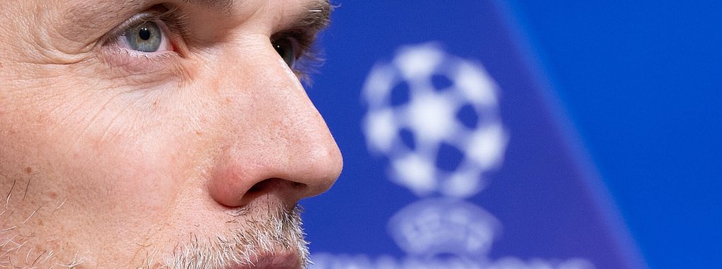 Bayern-Trainer Thomas Tuchel bei der Pressekonferenz vor dem Spiel gegen Lazio Rom. - &copy; Sven Hoppe/dpa