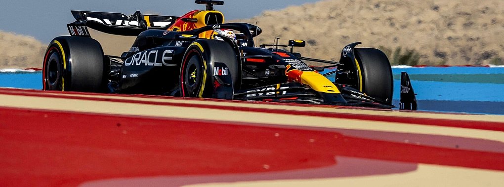 Red-Bull-Pilot Max Verstappen beim Training in Bahrain. - © Remko De Waal/ANP/dpa