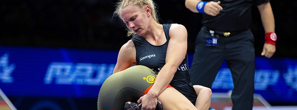 Holte in Bukarest EM-Silber: Luisa Niemesch. - &copy; Kadir Caliskan/United World Wrestling/dpa/Archivbild