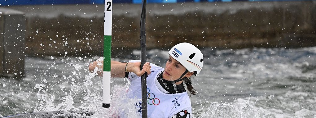Kanutin Ricarda Funk will erneut über Edelmetall jubeln. - © Sebastian Kahnert/dpa