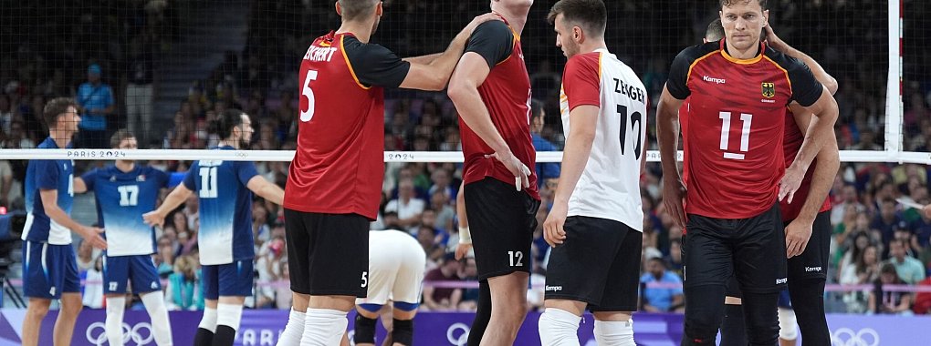 Deutschlands Volleyballer verpassen das Olympia-Halbfinale. - &copy; Marcus Brandt/dpa
