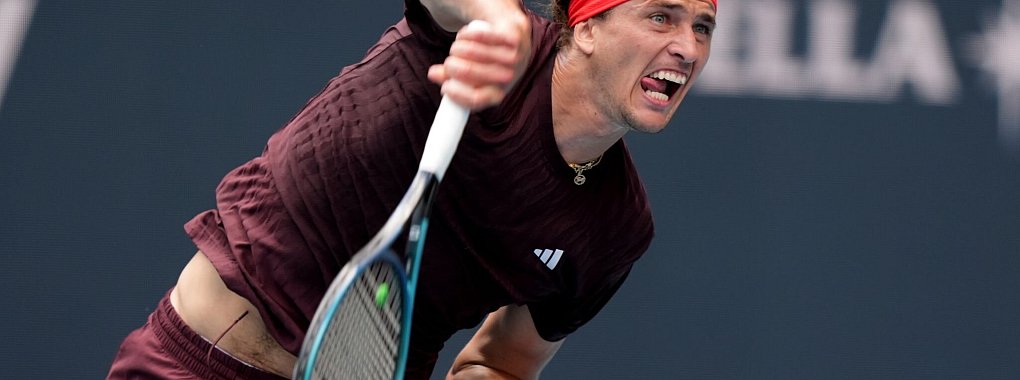 Alexander Zverev hat in Miami auch sein zweites Spiel gewonnen. - © Lynne Sladky/AP/dpa