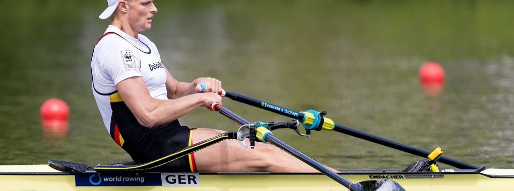 Steht beim Ruder-Weltcup in Luzern im Finale: Oliver Zeidler. - &copy; Philipp Schmidli/KEYSTONE/dpa
