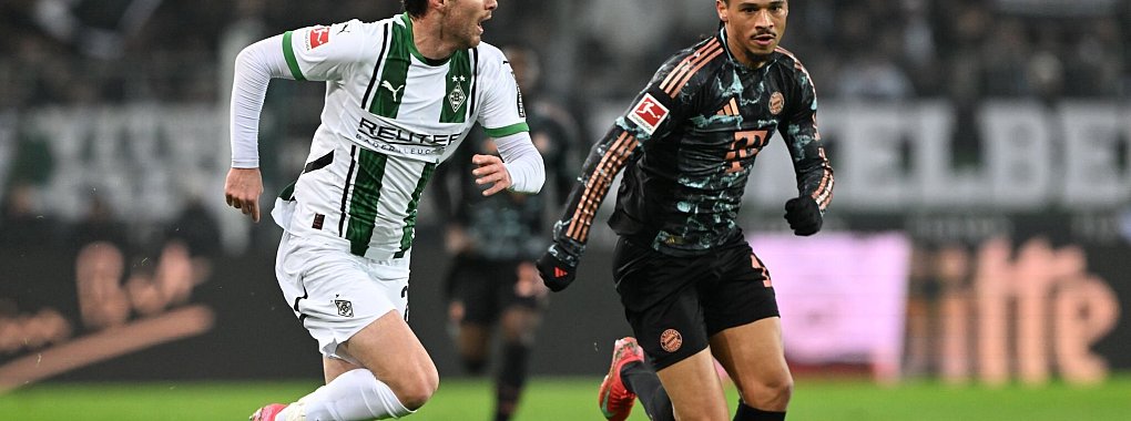 Leroy Sané (r) konnte auch am vergangenen Wochenende gegen Gladbach nicht für sich werben. - © Federico Gambarini/dpa