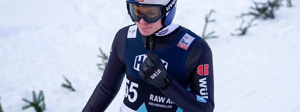 Andreas Wellinger würde lieber über Skispringen sprechen. - © Terje Bendiksby/NTB/dpa