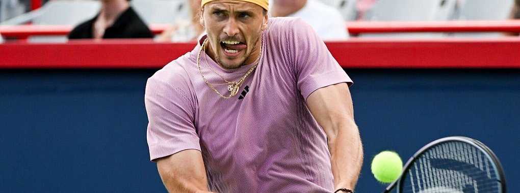 Alexander Zverev f&uuml;hrte im ersten Satz, verlor ihn gegen Sebastian Korda aber dennoch. - &copy; Graham Hughes/The Canadian Press/AP/dpa