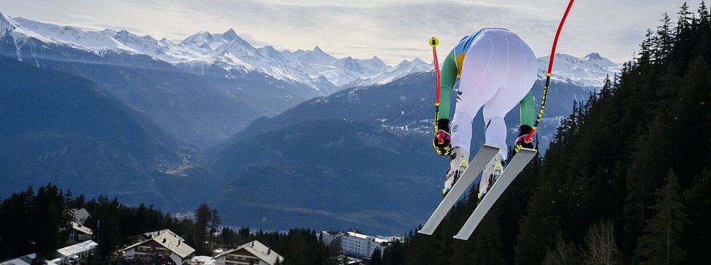 Mit reichlich Verzögerung ist der Ausrichtervertrag für die alpine Ski-WM 2027 in Crans-Montana unterzeichnet. - © Jean-Christophe Bott/KEYSTONE/dpa