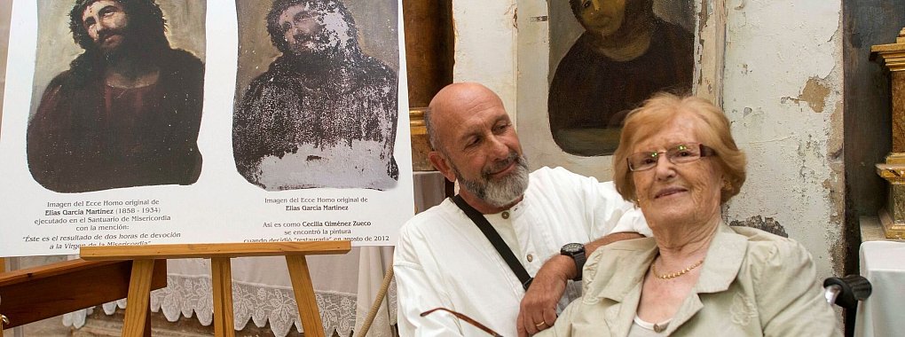 Cecilia Gim&eacute;nez konnte sich als Rentnerin endlich der Malerei widmen. - &copy; Toni Galan/dpa