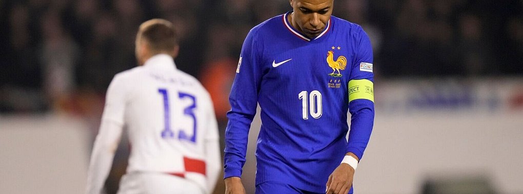 Ein Abend zum Vergessen für Kylian Mbappé. - © Darko Bandic/AP/dpa