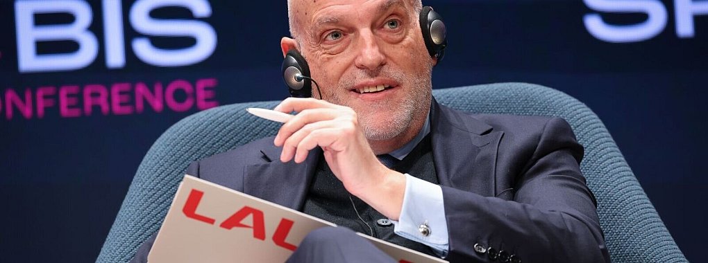 Spaniens Ligachef Javier Tebas kritisiert die Verantwortlichen von Real madrid scharf - © Christian Charisius/dpa