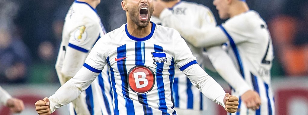Ex-Herta-Spieler und Internet-Star Nader Jindaoui trainiert derzeit in den USA in Los Angeles. - © Andreas Gora/dpa