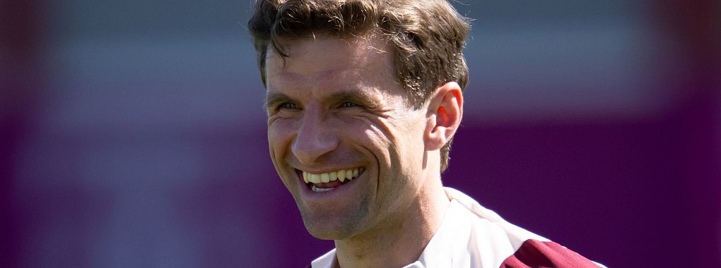 Seine Abschiedstournee beim FC Bayern beginnt: Thomas Müller. - © Sven Hoppe/dpa
