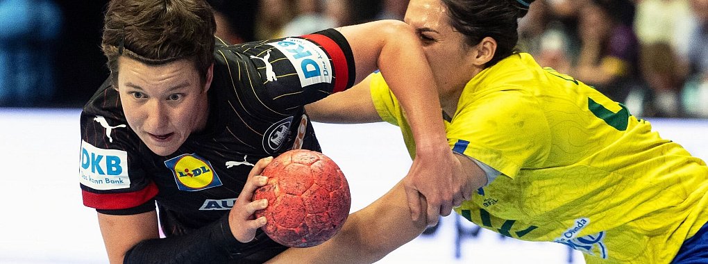 Handball-Kapit&auml;nin Alina Grijseels fordert bei Olympia eine bessere Abwehrleistung. - &copy; Bernd Thissen/dpa