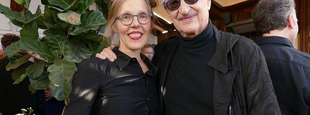 Wim und Donata Wenders beim Empfang von German Films in Los Angeles. - &copy; Barbara Munker/dpa
