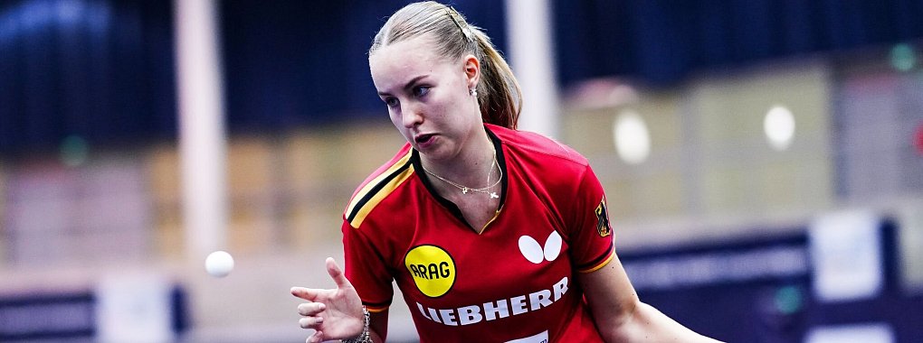 Frühes Aus in Frankfurt: Die deutsche Tischtennis-Hoffnung Annett Kaufmann. - © Eva Manhart/APA/dpa