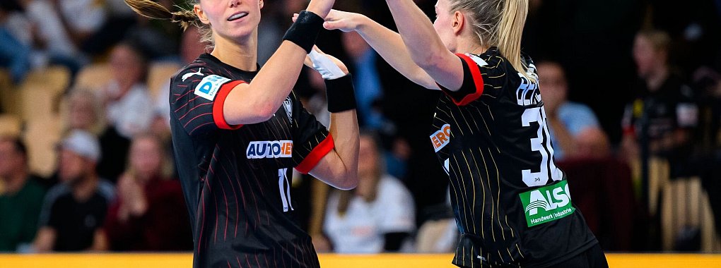 Deutschlands Handballerinnen sind mit einem Sieg gegen die Ukraine in die EM gestartet. - © Marco Wolf/dpa