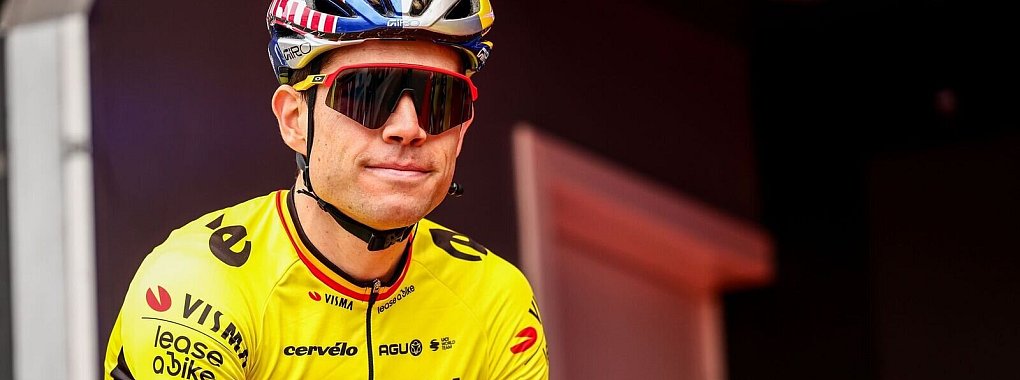 Wout van Aert bleibt seinem Visma-Team bis zum Karriereende erhalten. - © David Pintens/belga/dpa
