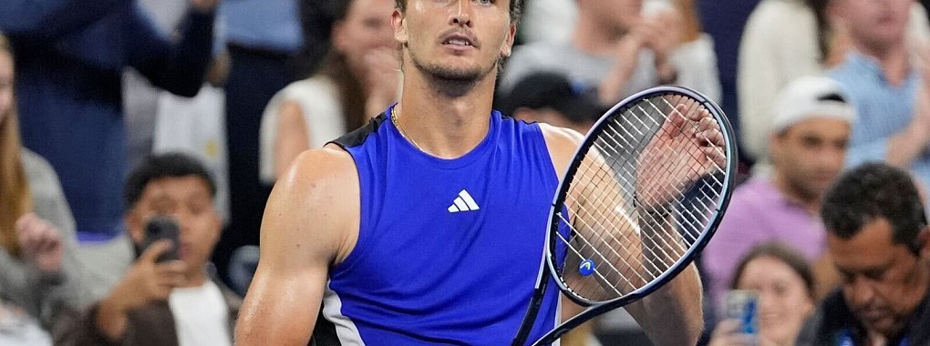 Geht selbstbewusst in das Achtelfinale bei den US Open: Alexander Zverev. - © Frank Franklin II/AP