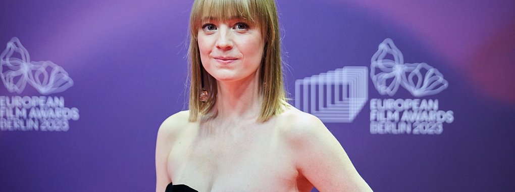 Leonie Benesch bei der Verleihung des Europ&auml;ischen Filmpreises. - &copy; Annette Riedl/dpa