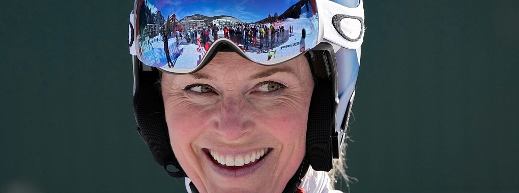 Lindsey Vonn ist sehr zufrieden mit ihrem Comeback. - © John Locher/AP