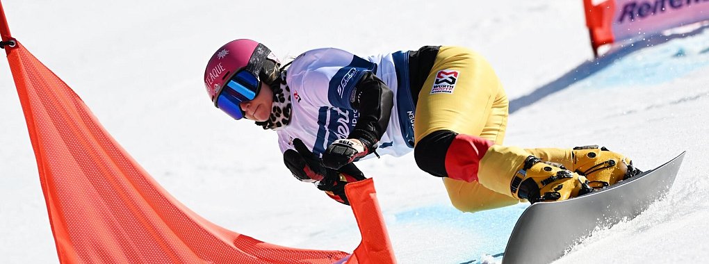 Die 27-j&auml;hrige Snowboarderin wurde im slowenischen Rogla Vierte. - &copy; Angelika Warmuth/dpa
