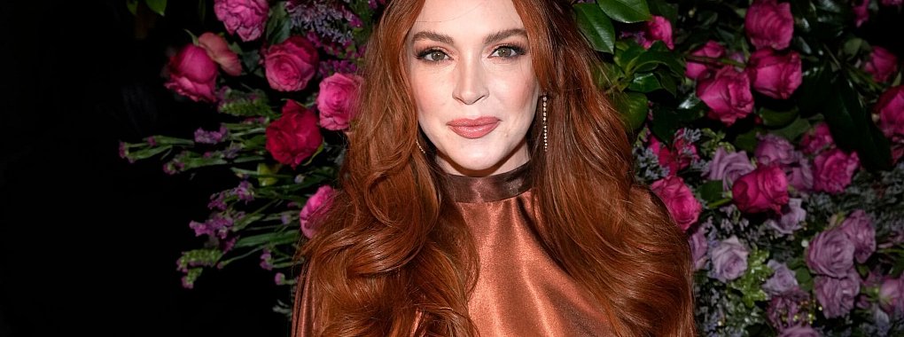 Lindsay Lohan 2023 bei der New York Fashion Week. - &copy; Charles Sykes/Invision/AP/dpa