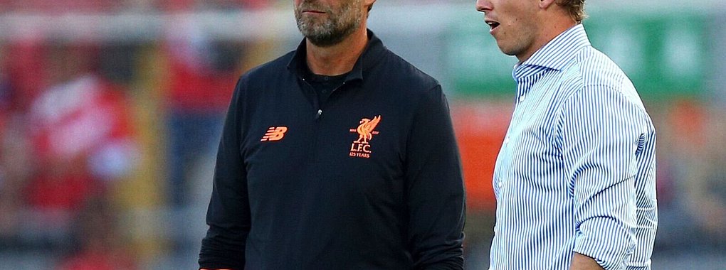 Spielten damals gegeneinander: Klopp und Nagelsmann. - &copy; Dave Thompson/AP/dpa