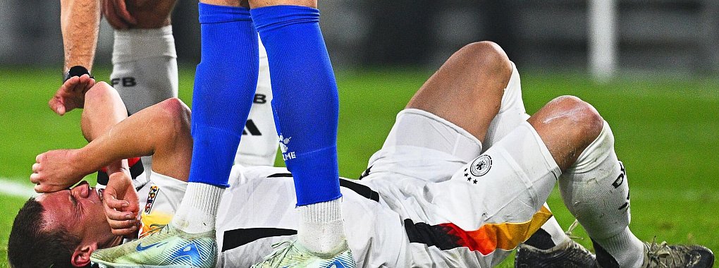Joshua Kimmich hat sich gegen Bosnien-Herzegowina nicht gravierend verletzt. - © Tom Weller/dpa