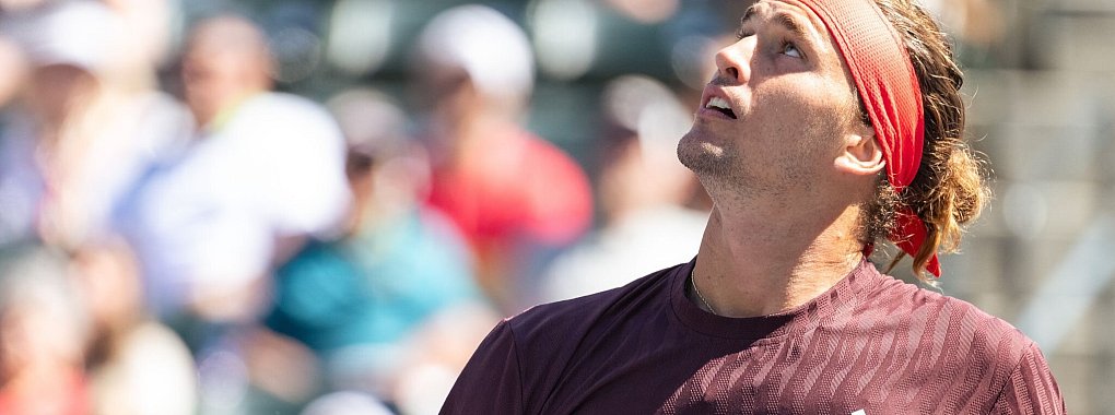 Für Alexander Zverev ist das Turnier in Indian Wells nach dem ersten Match schon wieder vorbei. - © Maximilian Haupt/dpa