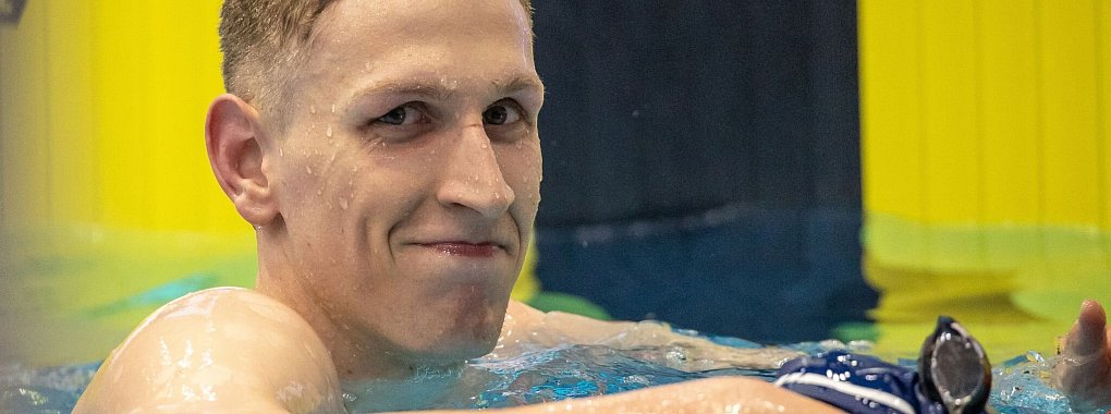Steht bei der Schwimm-WM &uuml;ber 200 Meter Brust im Halbfinale: Lukas M&auml;rtens. - &copy; Andreas Gora/dpa