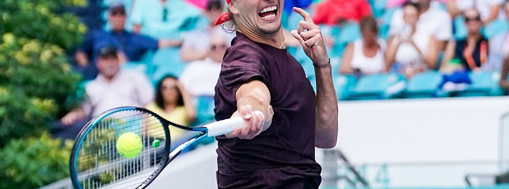 Im Achtelfinale von Miami war für Alexander Zverev Schluss. - © Debby Wong/ZUMA Press Wire/dpa