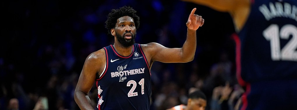 Stark: Mit 70 Punkten in einer Partie hat Joel Embiid von den Philadelphia 76ers einen Rekord für diese Saison aufgestellt. - © Matt Slocum/AP