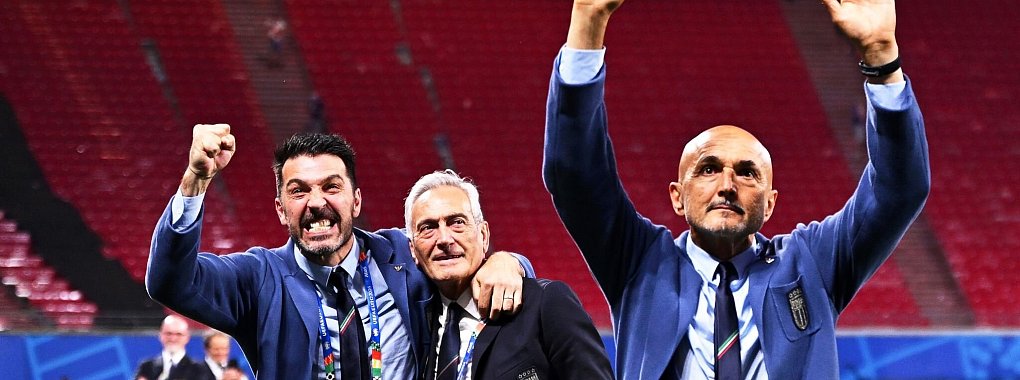 Ein Tor in der achten Minute der Nachspielzeit bescherte dem italienischen Team starke Kritik. Italiens Trainer Luciano Spalletti weist alle Anschuldigungen von sich und seiner Mannschaft. - &copy; Robert Michael/dpa