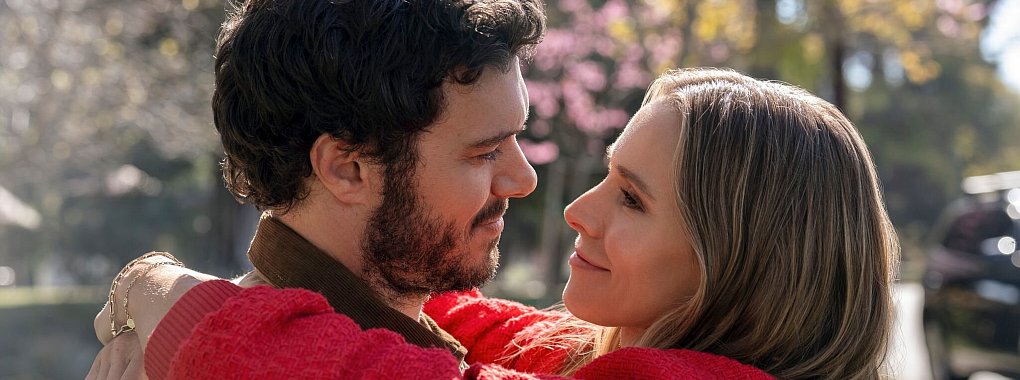 Adam Brody (als Noah) und Kristen Bell (als Joanne) sind in der Netflix-Serie «Nobody Wants This» zu sehen. - © -/Netflix/dpa