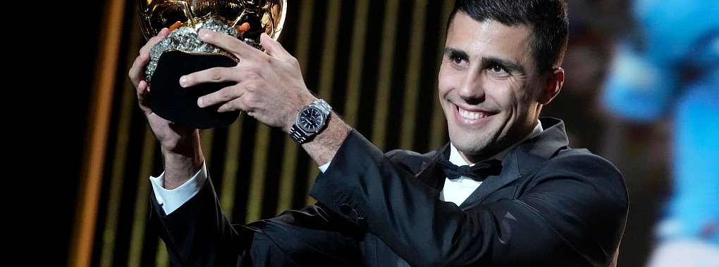 Rodri ließ sich für die Auszeichnung mit dem Ballon d\\\'Or feiern. (Archivbild) - © Michel Euler/AP