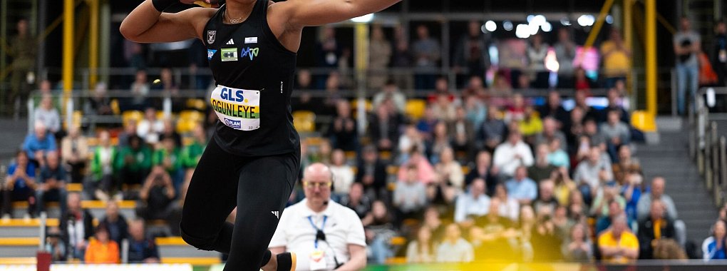 Yemisi Ogunleye vertraut in Apeldoorn auch auf ihre mentale Stärke. - © Marius Becker/dpa