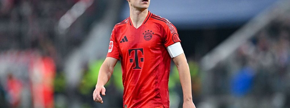 Joshua Kimmichs Vertrag bei den Bayern läuft im Sommer aus. - © Sven Hoppe/dpa
