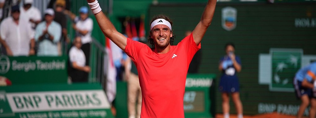 Konnte das Masters in Monte-Carlo gewinnen: Stefanos Tsitsipas. - &copy; Daniel Cole/AP/dpa