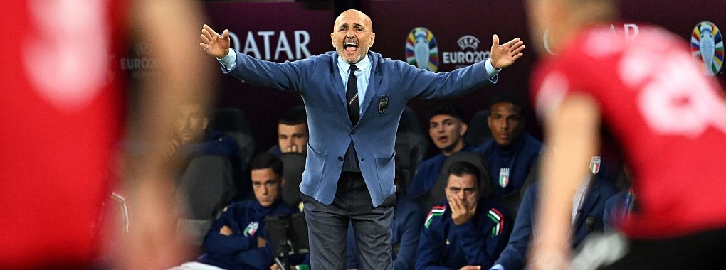 Italiens Trainer Luciano Spalletti war mit dem Auftritt seines Teams nicht immer zufrieden. - &copy; Bernd Thissen/dpa