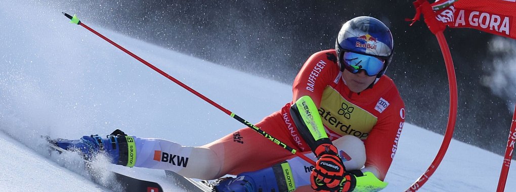 Marco Odermatt kann durch die Absage des Riesenslaloms in Kranjska Gora einen angepeilten Rekord in dieser Saison nicht mehr erreichen. - &copy; Marco Trovati/AP/dpa