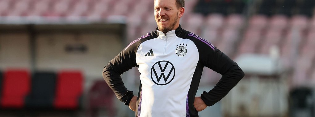 Bundestrainer Nagelsmann hat selbst eng mit Red-Bull-Chef Oliver Mintzlaff gearbeitet. - © Christian Charisius/dpa