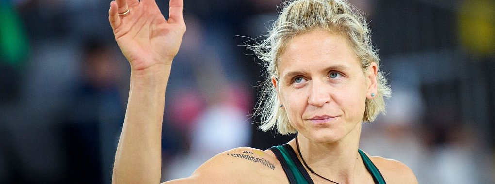 Laura Ludwig bestritt ihr letztes internationales Spiel. - &copy; Gregor Fischer/dpa