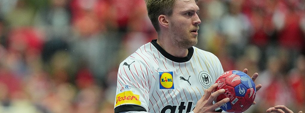 Franz Semper fällt für den Rest der Handball-WM aus. - © Sören Stache/dpa