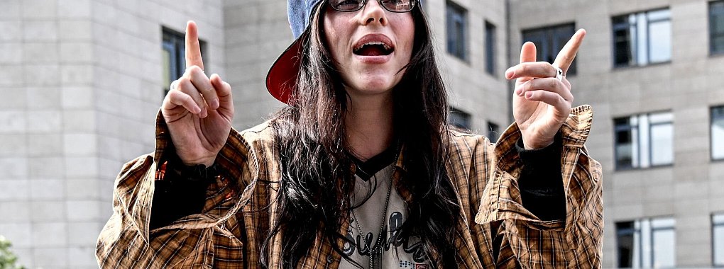 S&auml;ngerin Billie Eilish in Berlin. - &copy; Britta Pedersen/dpa