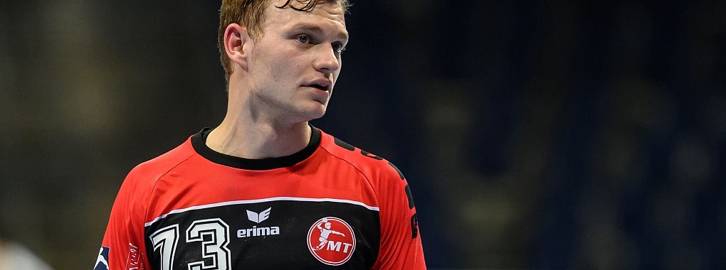 Timo Kastening spielt f&uuml;r MT Melsungen in der Handball-Bundesliga. - &copy; Swen Pf&ouml;rtner/dpa